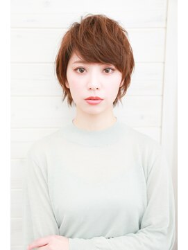 オーシャン(Ocean) [OCEAN Hair&Life]ネオウルフ☆外ハネボブ☆アッシュブラウン☆