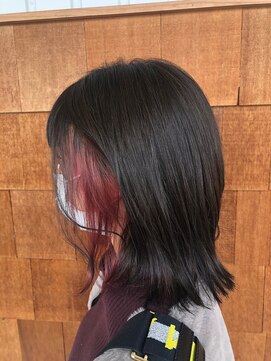 アンチ(ANTI) レッド×インナーカラー