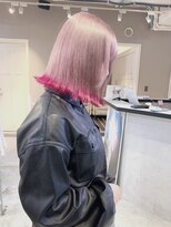 ベレーザ 渋谷(BELEZA) ハイトーンペールピンク×裾カラーピンク
