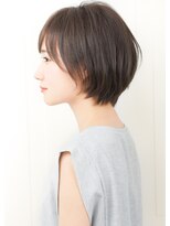 ルエ(rue)&nbsp;『rue京都』大人可愛いマッシュネイビーシースルーバング