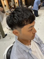 バーバーブロス 吉祥寺店(BARBER BROS) 【LUDLOW BROS.】ツーブロパーマ ショートマッシュ