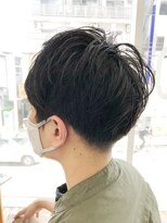 ヘッズ 本八幡店(HEADS)&nbsp;メンズショート　マッシュ　センターパート　メンズパーマ