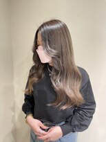 ビーヘアサロン(Beee hair salon) 前髪エクステ×グレージュ
