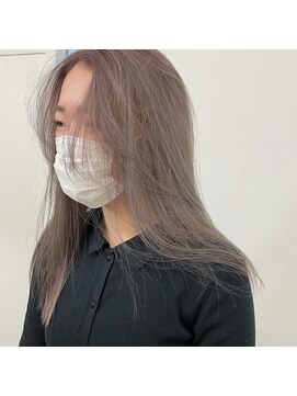 キー(kii) グレージュ ブリーチカラー ハイトーン 福岡 天神 薬院