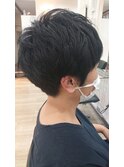 襟足短くベリーショート