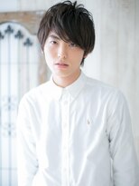 モッズヘアメン 名護大東店(mod's hair men)&nbsp;厚めバングが新鮮!オリーブグレージュマッシュe名護大東20代30代