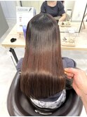 弱酸性ストレートで根本から髪質改善☆