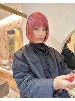 ビファインイーハアヴェダ(Befine e-ha AVEDA)&nbsp;ハイトーンピンク×ナチュラルボブ★