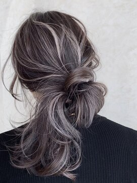 リード バイ ラグーン(LEAD by LAGOON) バレイヤージュグレージュハイライトダブルカラーケアブリーチ