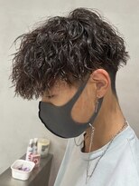 ツイストスパイラルパーマツーブロックツイストパーマメンズ