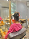 お子さまヘアアレンジ