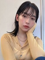 ハニーシブヤ(HONEY shibuya) 大人可愛い20代30代40代レイヤーミディ×暗髪アッシュ