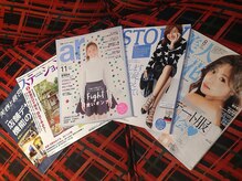 【数々の雑誌、テレビに掲載】に敏感なスタイリストが在籍☆