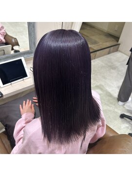 フレーム へアアンドトリートメント 天王寺北口店(FRAME) ブリーチ必須バイオレットカラー