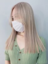 アルバム 新宿(ALBUM SHINJUKU)&nbsp;ホワイトベージュ_レッドブラウンハッシュカット_ba422131