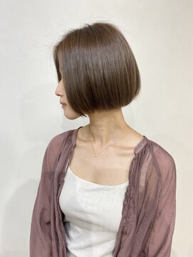 モリオ フロム ロンドン 成増店 【morio成増/一戸】前髪なし大人かわいいストレートボブ