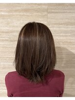 ヘアー スニップ(hair snip) 大人3Dナチュラルハイライト艶カラー【上桂/桂】