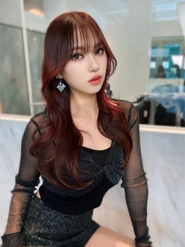 クム(kumu) 【kumu】 艶カラー/顔周りカット/栄/名古屋/20代/30代