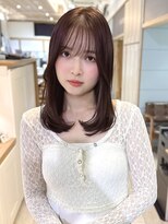 プラグ バイ ネオリーブ(plug by neolive) チェリーブラウン×髪質改善[髪質改善/縮毛矯正/韓国]