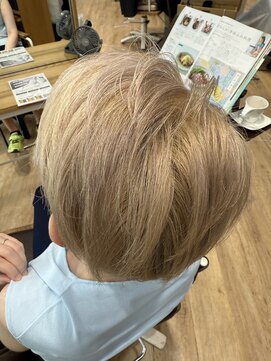 ラバフロー 小野原店(LAVA FLOW) 茶久のWカラー(ブリーチ)