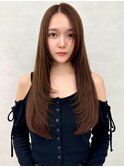レイヤー/ネビージュ/韓国ヘア/イメチェン/縮毛矯正/中野/