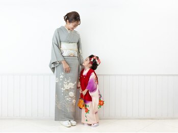 アンベリールフルー(EMBELLIR fleur)の写真/成人式/七五三/結婚式など特別な日を華やかに彩るお手伝いを*着付けやヘアメイクもお任せ下さい/新日本髪◎