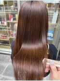 渋谷/デジタルパーマ/チェリーブラウン/フェザーパーマ