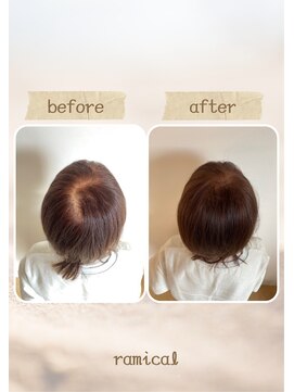 ラミカル(ramical) ヘアループ　増毛エクステ