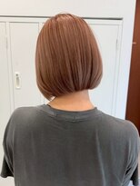 モク 立川(moc)&nbsp;韓国風レイヤーカットブリーチダブルカラー前髪