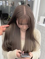 ニトバイアンキシム(nit by ahnkism)&nbsp;外国人風ミルクティーベージュケアブリーチ堀江