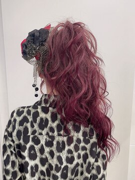 キング 心斎橋店(K!ng) ハイライトカラーミルクティーベージュレイヤーカット