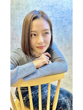 アグ ヘアー ネスト 茨木店(Agu hair nest) 大人ボブ 20代30代40代ヘア 小顔 大阪ボブ 茨木