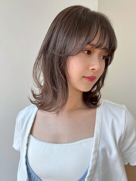 レイヤーカット/くびれヘア/韓国/ココアブラウン/髪質改善3