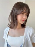 レイヤーカット/くびれヘア/韓国/ココアブラウン/髪質改善3