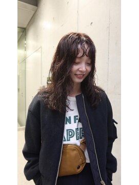 ミディアムパーマ/髪質改善