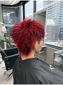 レッドローライトアクティブスパイキーショート