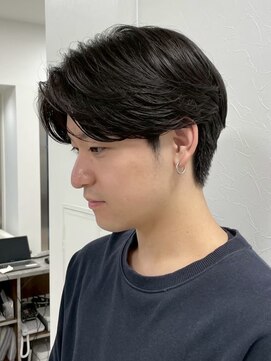 アントバイフィフス 秋田(unt by fifth) 秋田メンズパーマニュアンスパーマフェザーパーマセンターパート