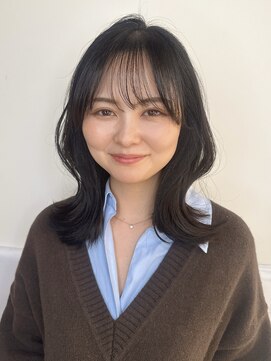 エニー 栄(Any) 韓国レイヤー×グレージュ