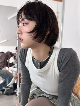 カルテ(QUARTE) レイヤーボブ 前上がりボブ ミニボブ
