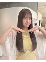 ハーツオオサカ(HE:ARTS OSAKA) 韓国髪質改善艶感ストレートロングヘア韓国ロング韓国ヘア