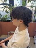メンズ/波巻きパーマ/波巻きスパイラル/メンズパーマ