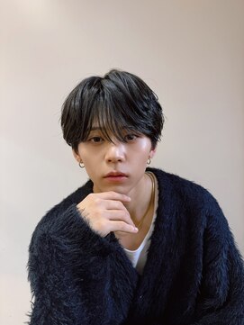 ロンド ロワール 門前仲町(Lond Loire) MEN'S HAIR/マッシュ/ブルーブラック/門前仲町