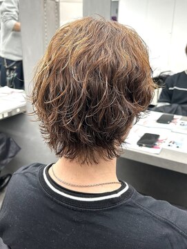 オーバルバイアピッシュ(OVARL by apish) サーフカールツーブロックメンズミディアムカルマヘア