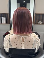 クリック 辰巳店(CLiC)&nbsp;垢抜けピンク×切りっぱなしボブ