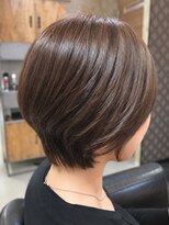 新宿 セイヴィアン ヘアーギャラリー(Savian Hair garelly)&nbsp;新宿Savian【丸みある長めの大人ハンサムショート】