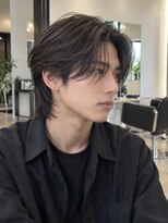 テーラヘアー 千葉みなと店(TELA HAIR)&nbsp;メンズセンターパートウルフ