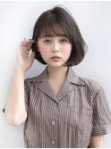 【GARDEN川谷】20代30代大人可愛い小顔ボブ×グレージュ