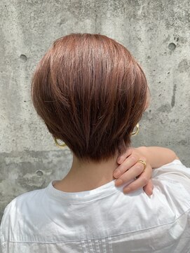 リシュール イオンタウン豊中緑丘店(RICHOUR hair produce) くびれショート×ナチュラルオレンジ