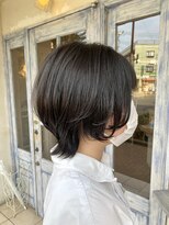 エイミーバイアフロート(amie  by afloat)&nbsp;＊前下がりラインの個性派マッシュウルフ