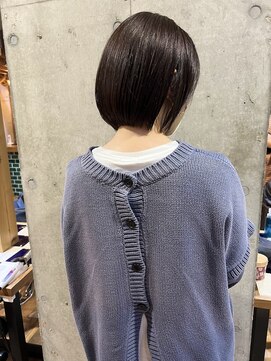 エース (ACE) ACE 横浜 大人可愛いミニボブ×暗髪カラー